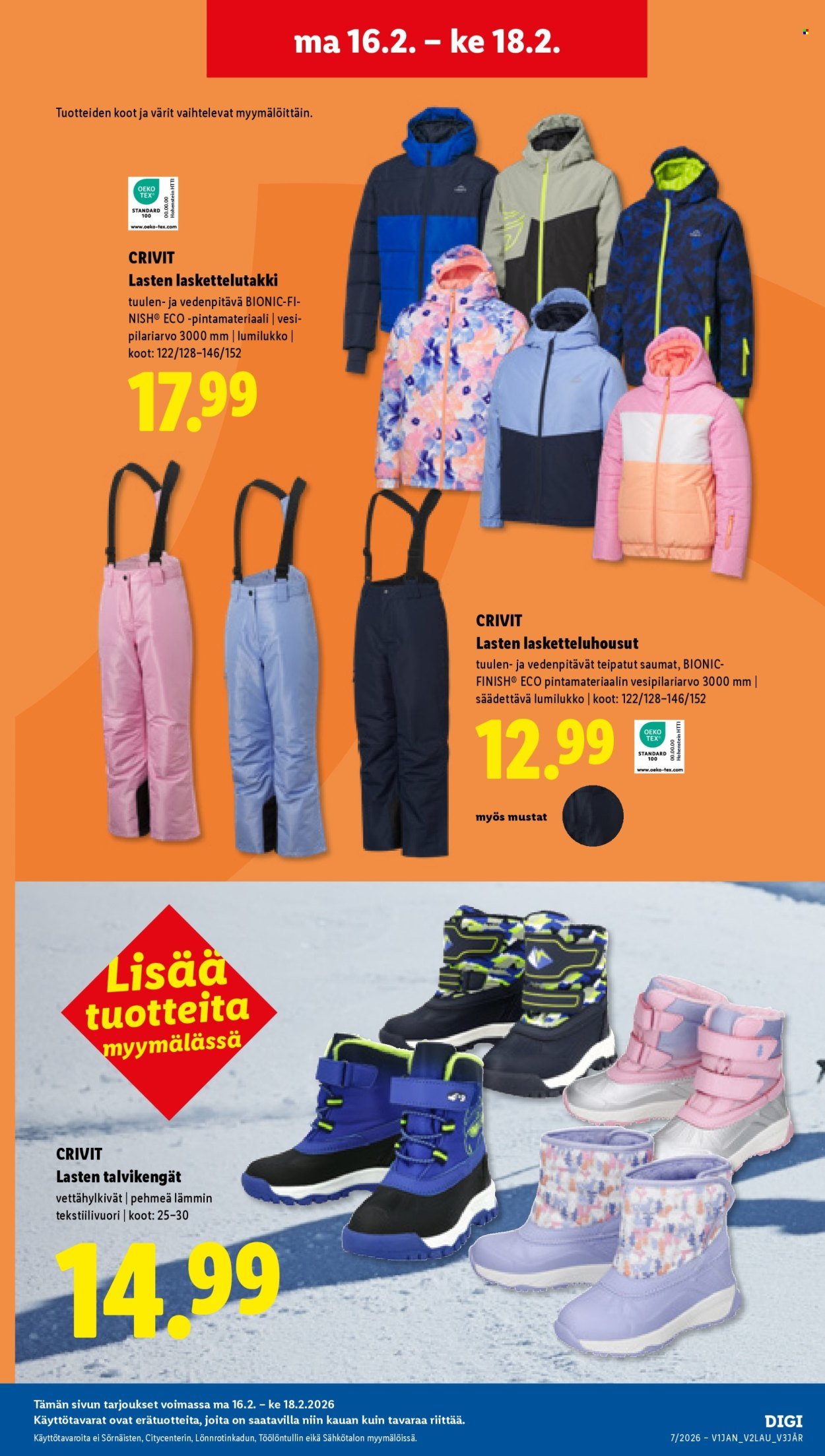 LIDL tarjoukset - CRIVIT – Find your move