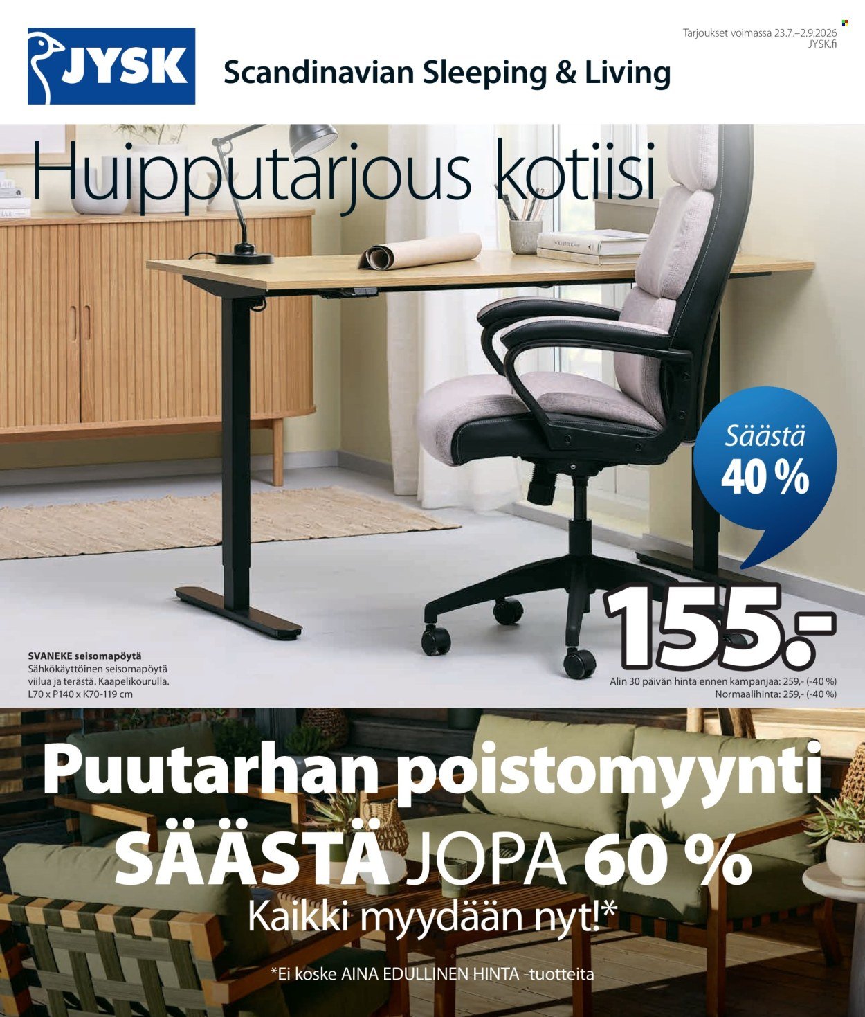JYSK tarjoukset - Viikon tarjoukset