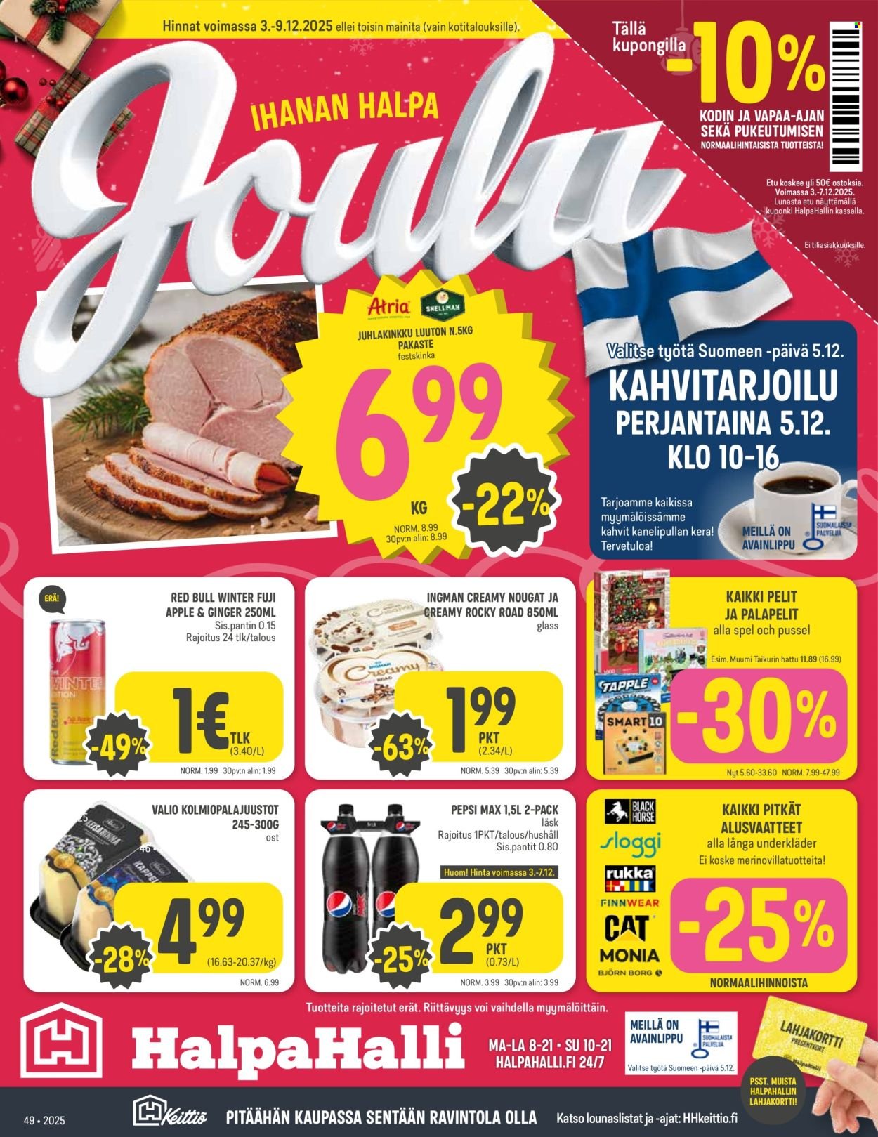 HALPAHALLI tarjoukset - Uusin tarjouslehtemme