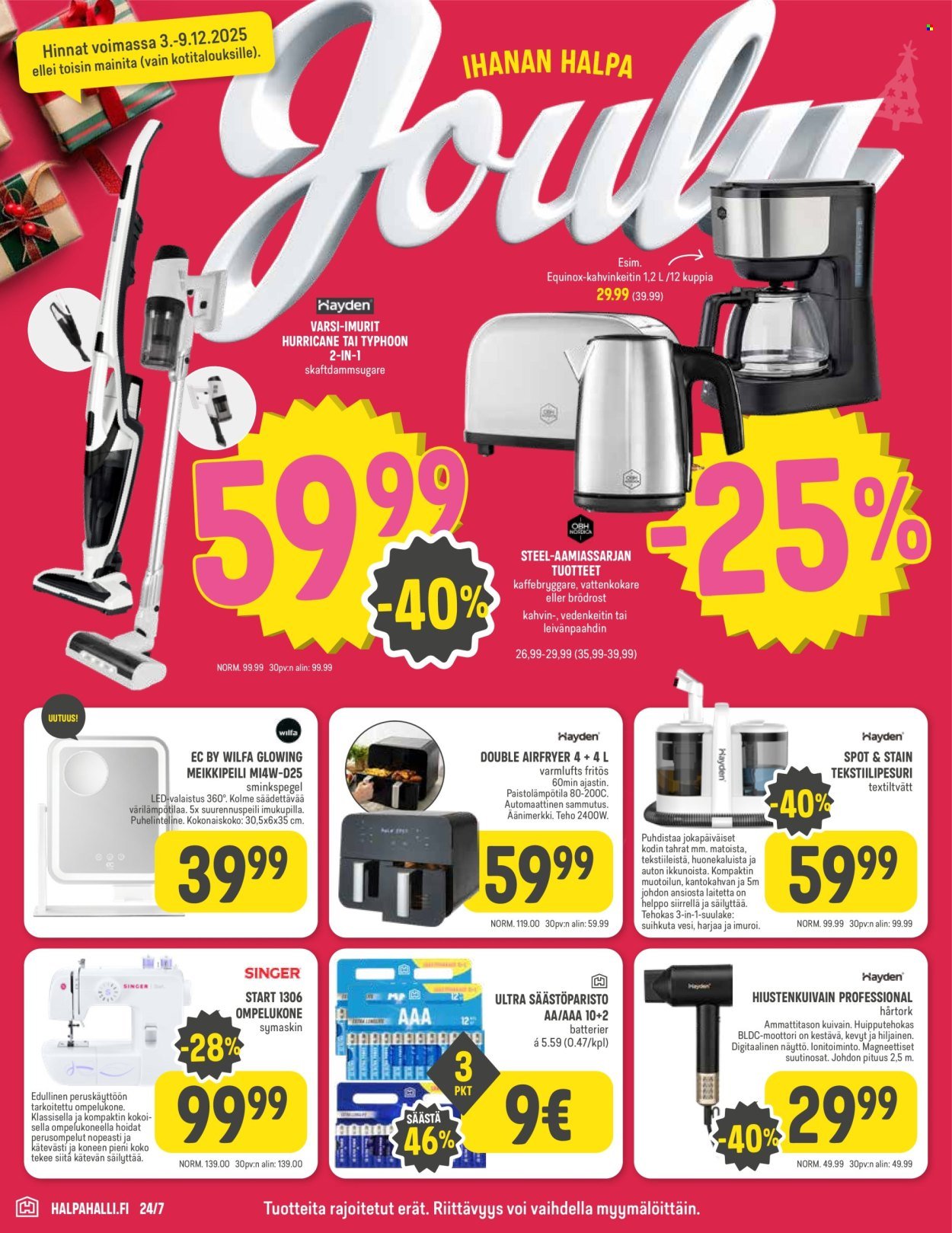 HALPAHALLI tarjoukset - Uusin tarjouslehtemme