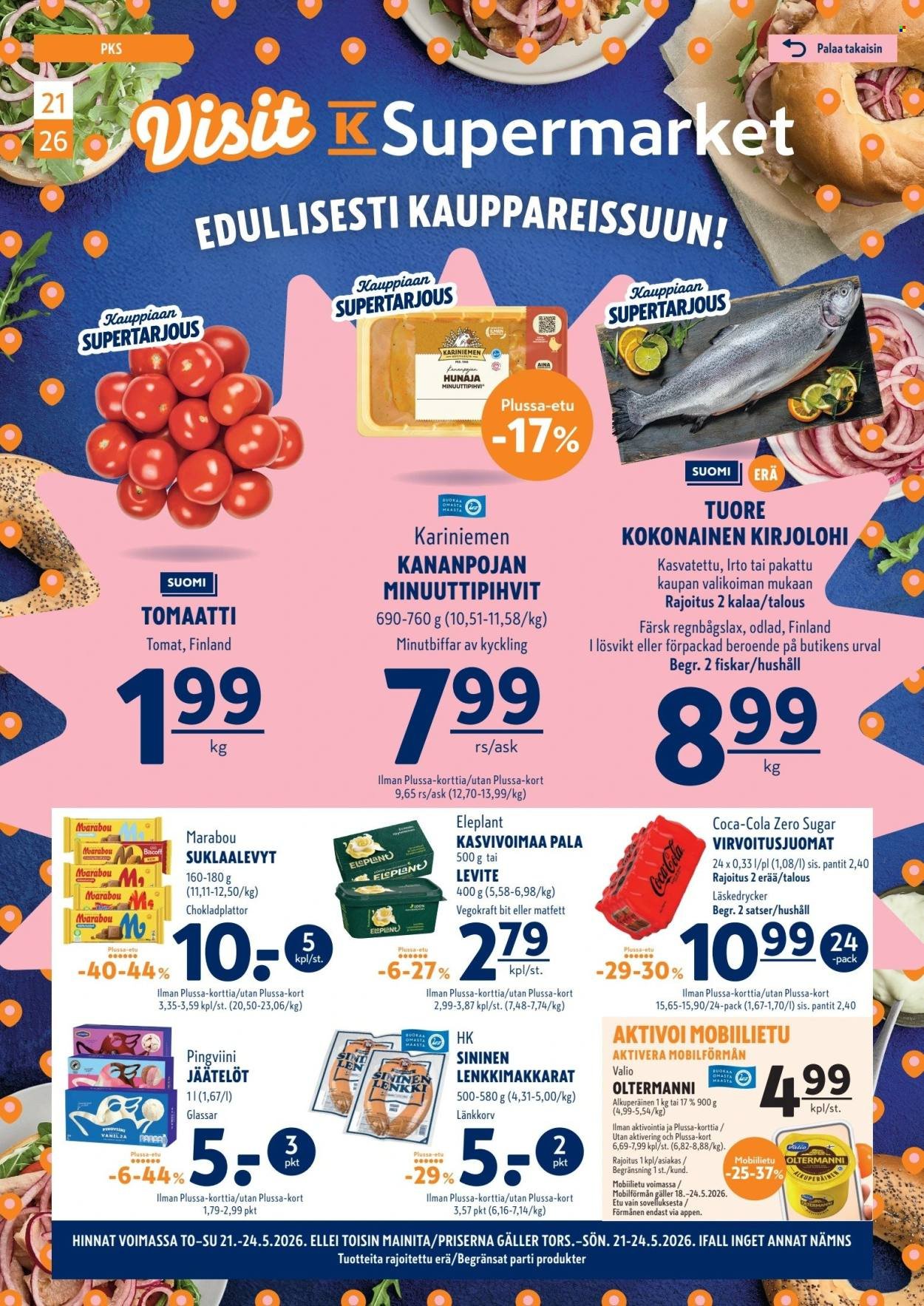 K-SUPERMARKET tarjoukset - Edullisesti kauppareissuun