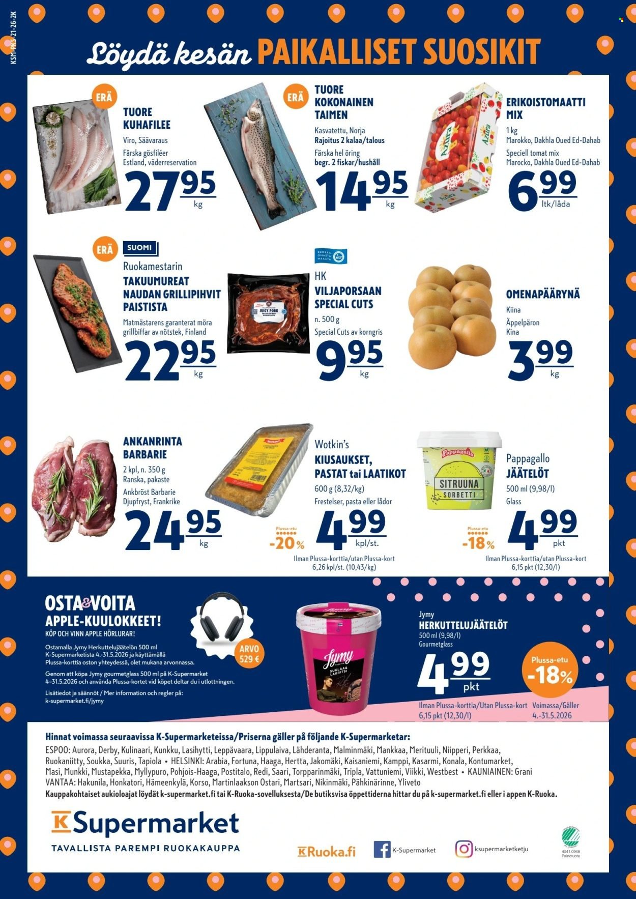 K-SUPERMARKET tarjoukset - Edullisesti kauppareissuun