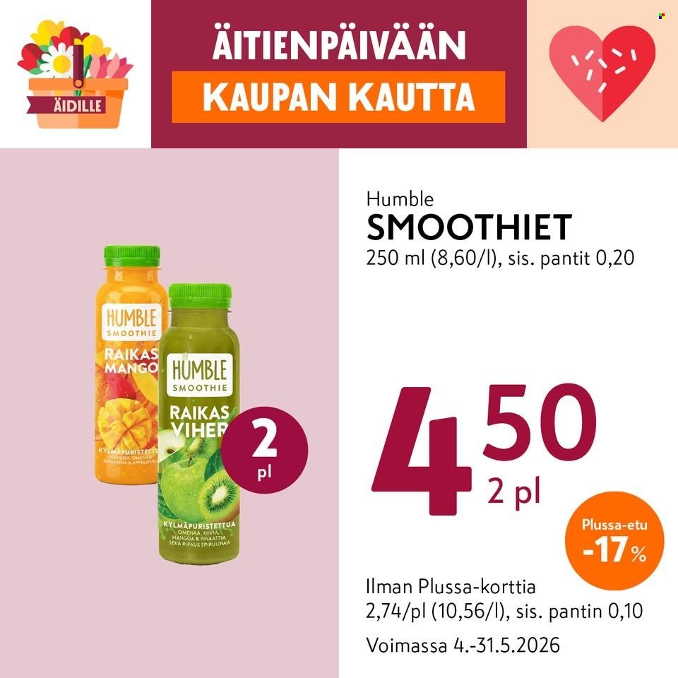K-MARKET tarjoukset - Alkaen MA 4.5.2026