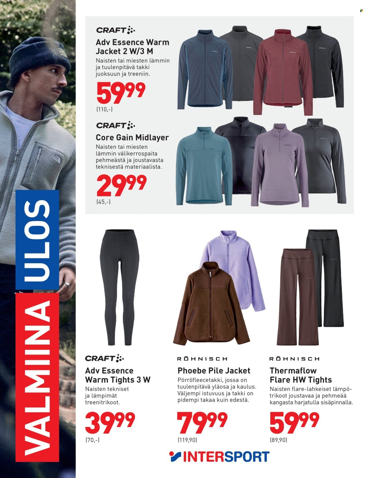INTERSPORT tarjoukset - Valmiina ulos