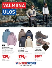 INTERSPORT tarjoukset - Valmiina ulos