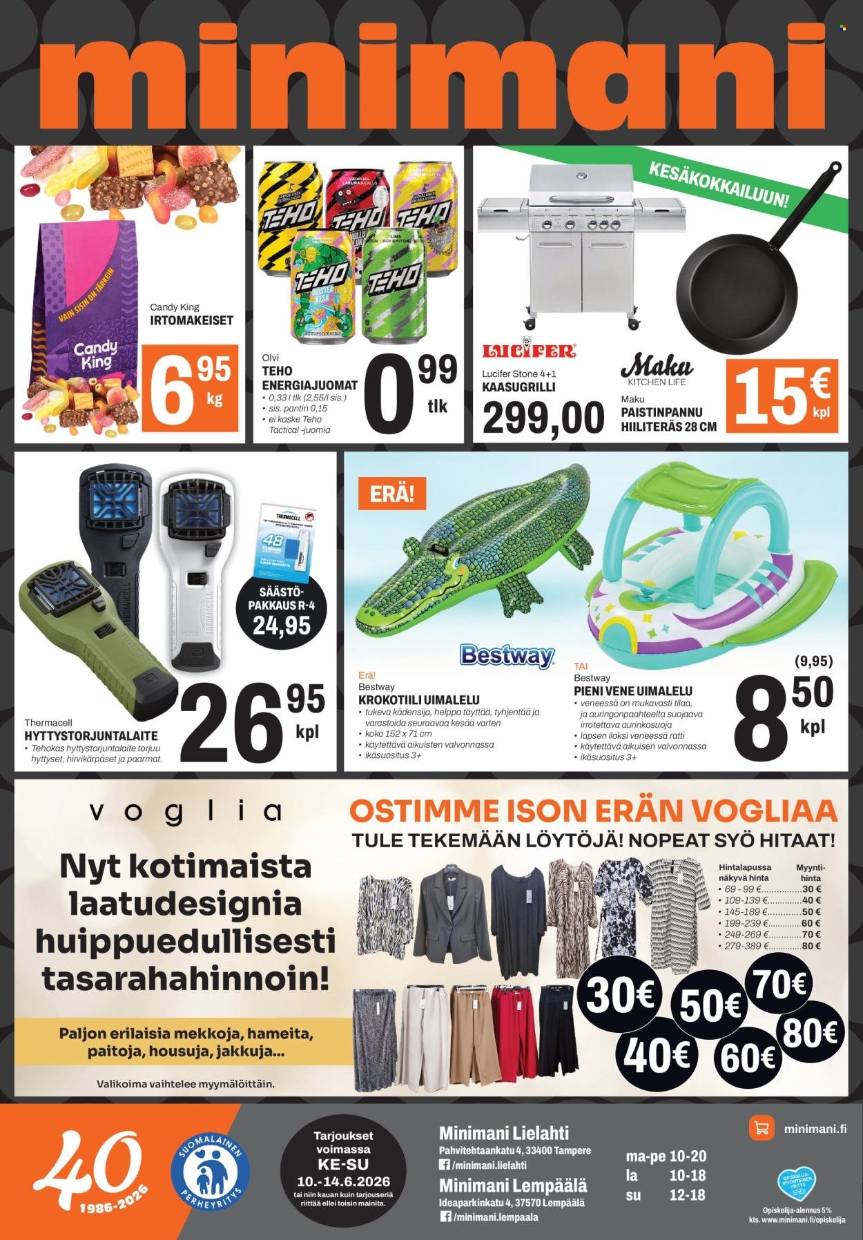 MINIMANI tarjoukset - Alkaen KE 10.6.2026