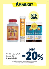 S-MARKET tarjoukset - Ravintolisat