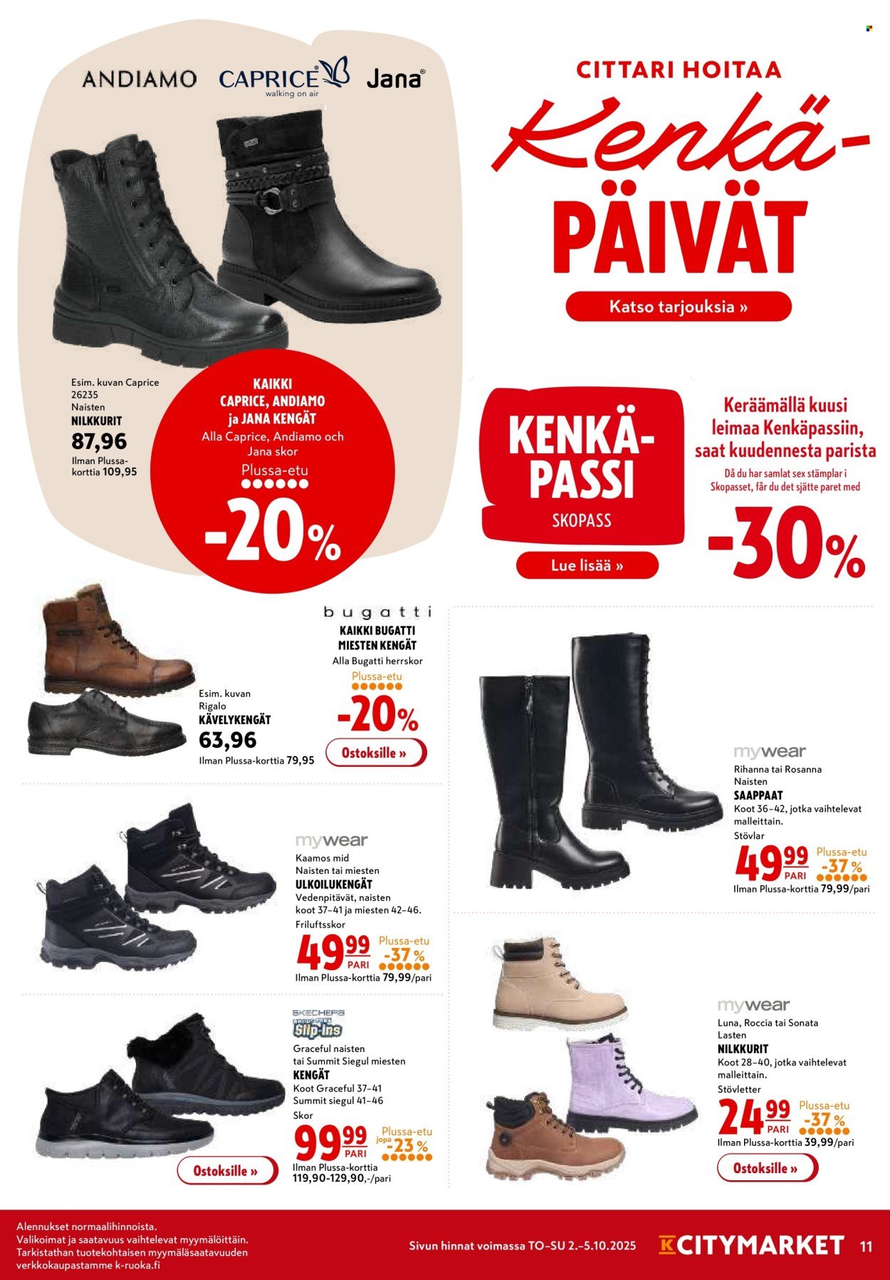 K-CITYMARKET tarjoukset - Alkaen TO 2.10.2025 (2025-10-02 - 2025-10-05)