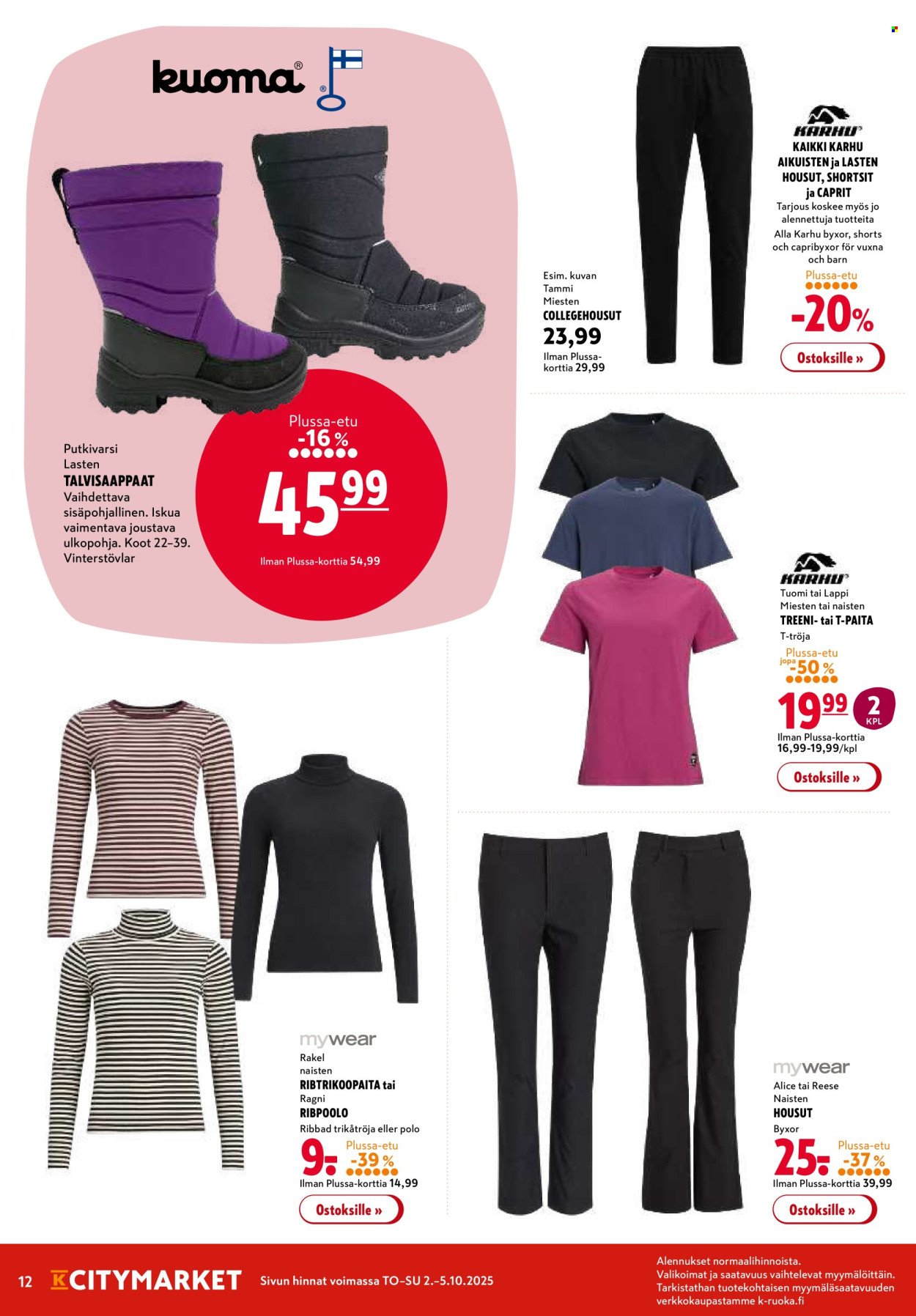 K-CITYMARKET tarjoukset - Alkaen TO 2.10.2025 (2025-10-02 - 2025-10-05)