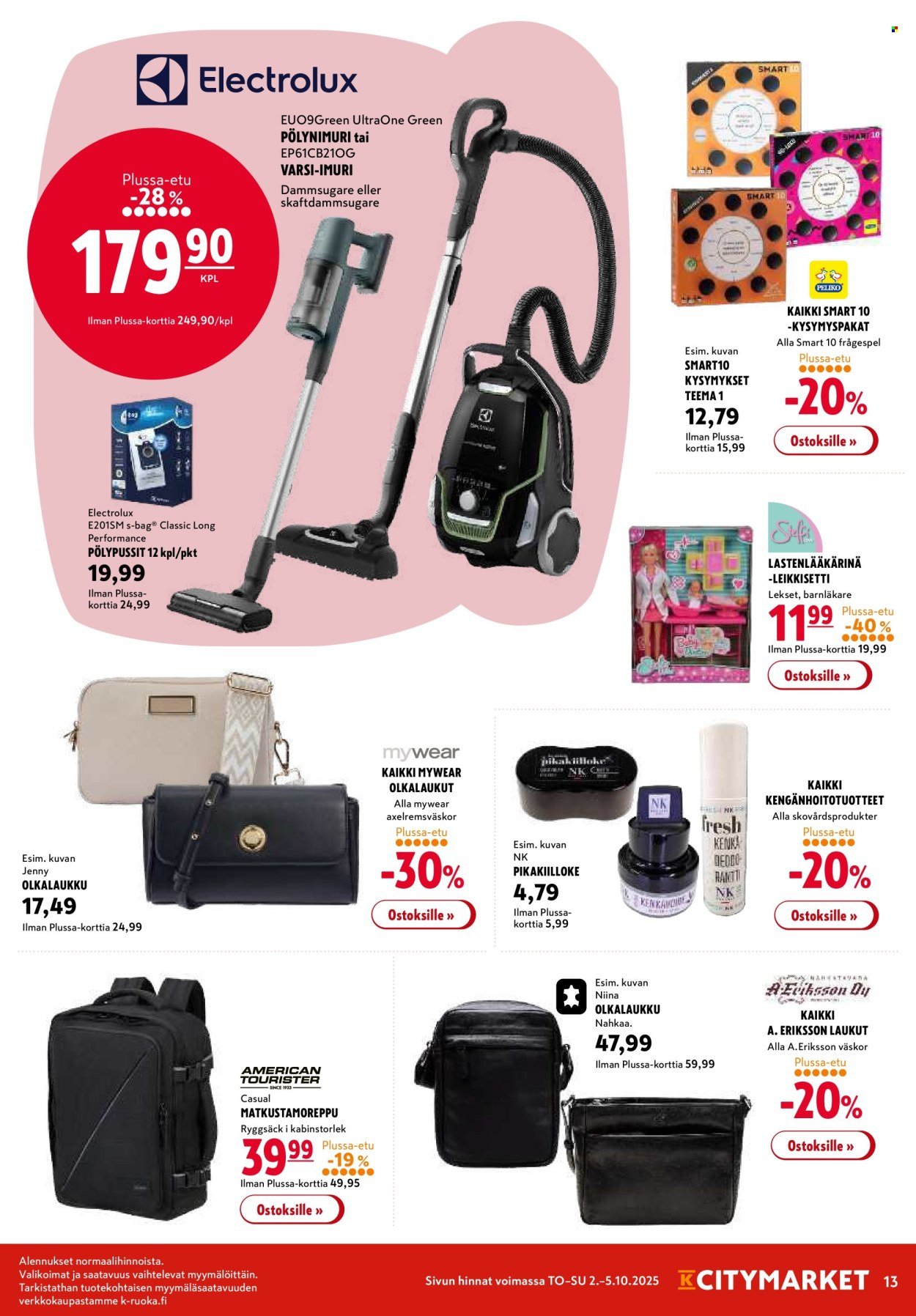 K-CITYMARKET tarjoukset - Alkaen TO 2.10.2025 (2025-10-02 - 2025-10-05)