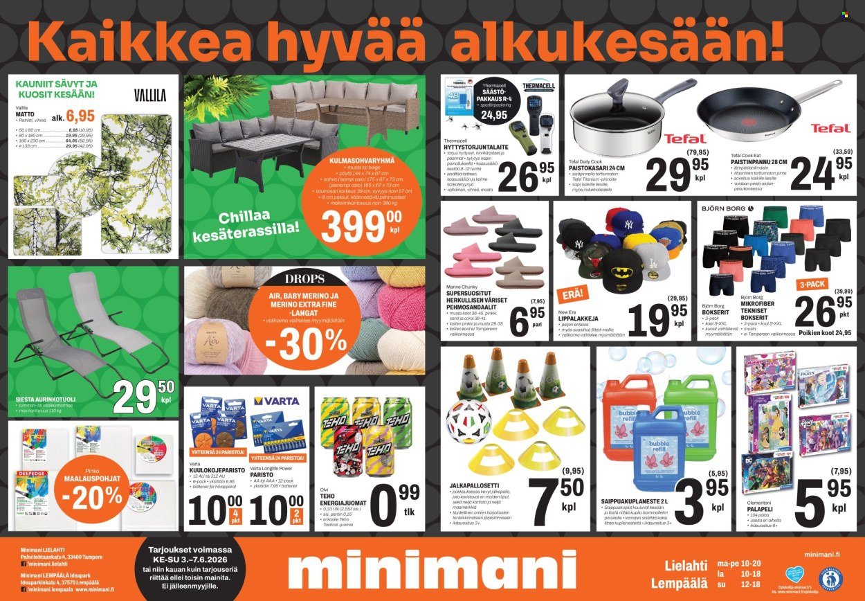 MINIMANI tarjoukset - Alkaen KE 3.6.2026