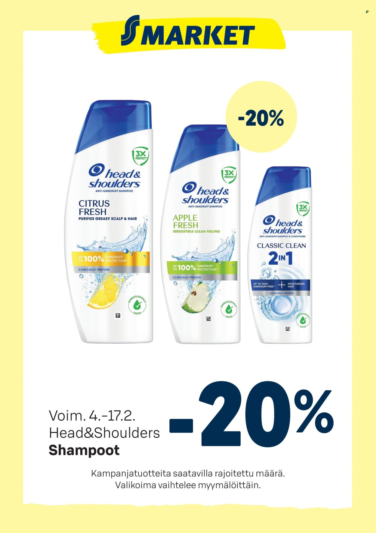 S-MARKET tarjoukset - headshoulders