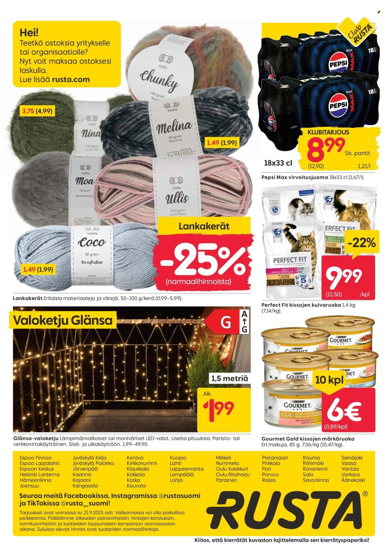 RUSTA tarjoukset - Alkaen MA 15.9.2025 (2025-09-15 - 2025-09-21)