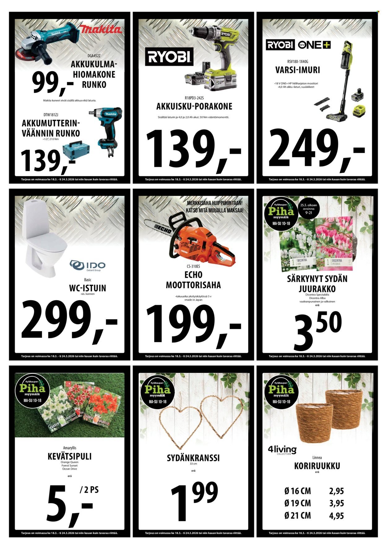 TUURI tarjoukset - Alkaen KE 18.3.2026