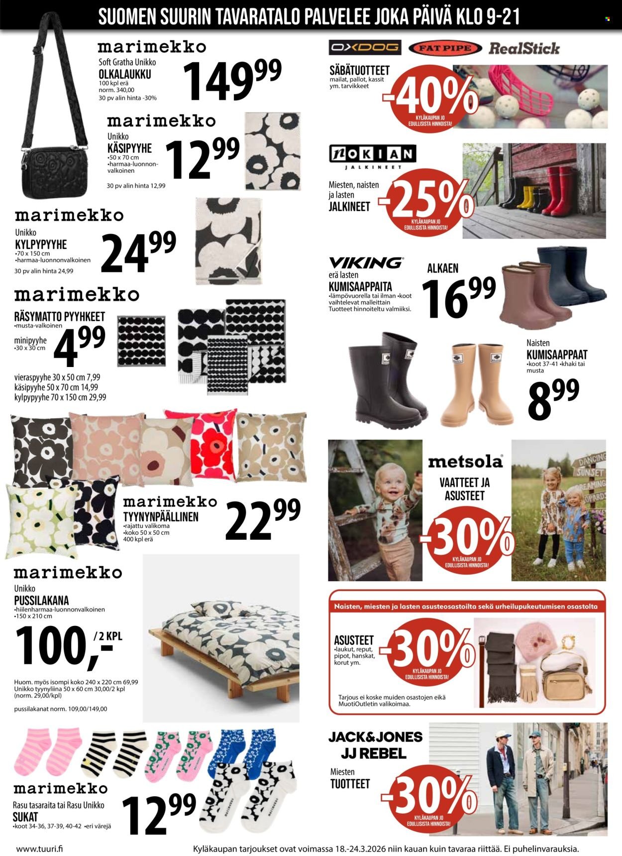 TUURI tarjoukset - Alkaen KE 18.3.2026