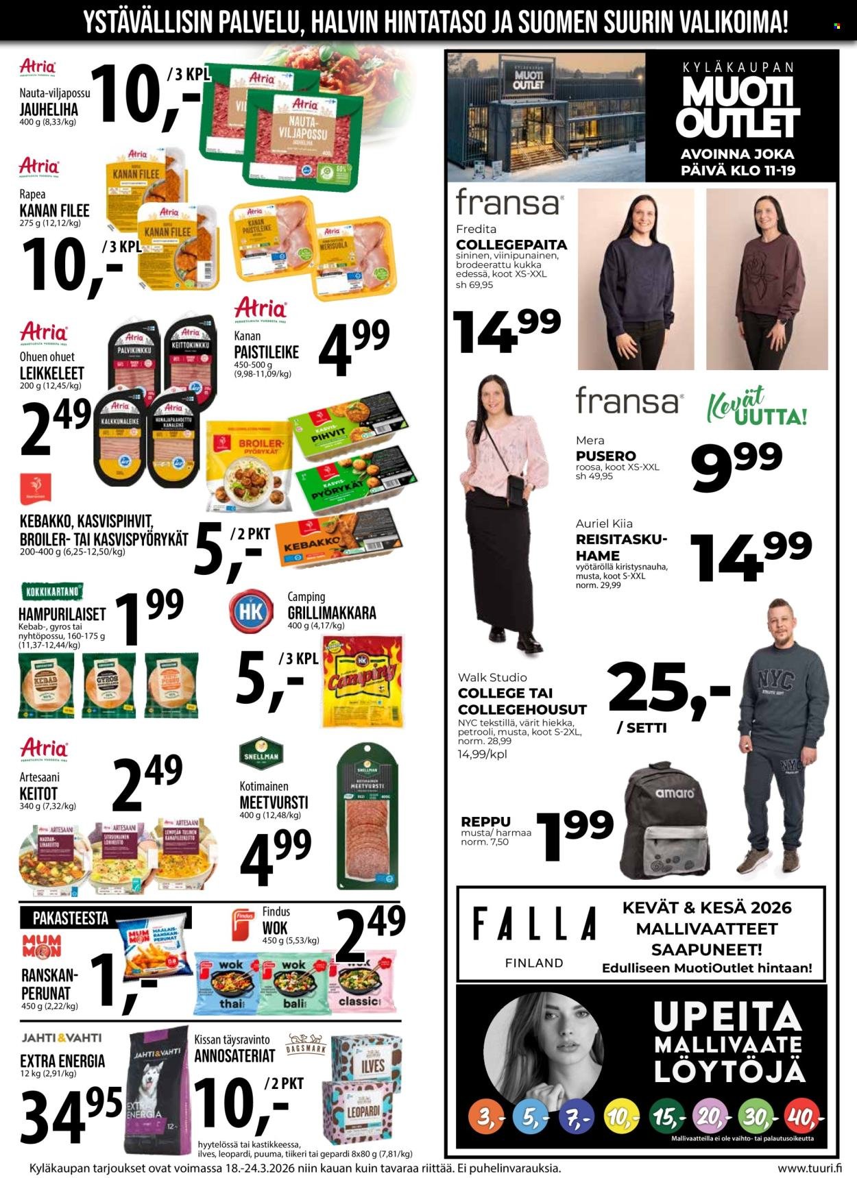 TUURI tarjoukset - Alkaen KE 18.3.2026