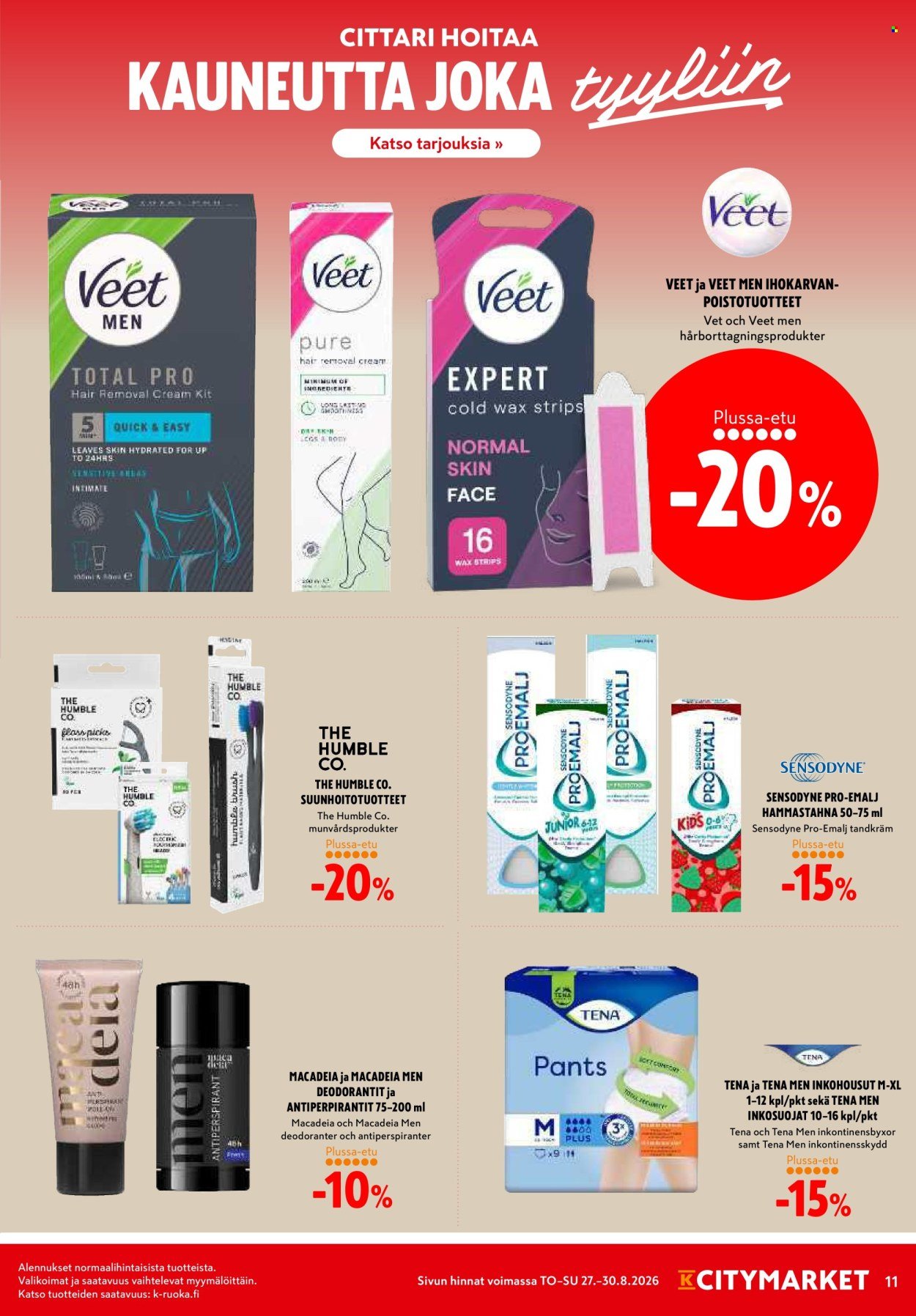 K-CITYMARKET tarjoukset - Alkaen TO 27.8.2026