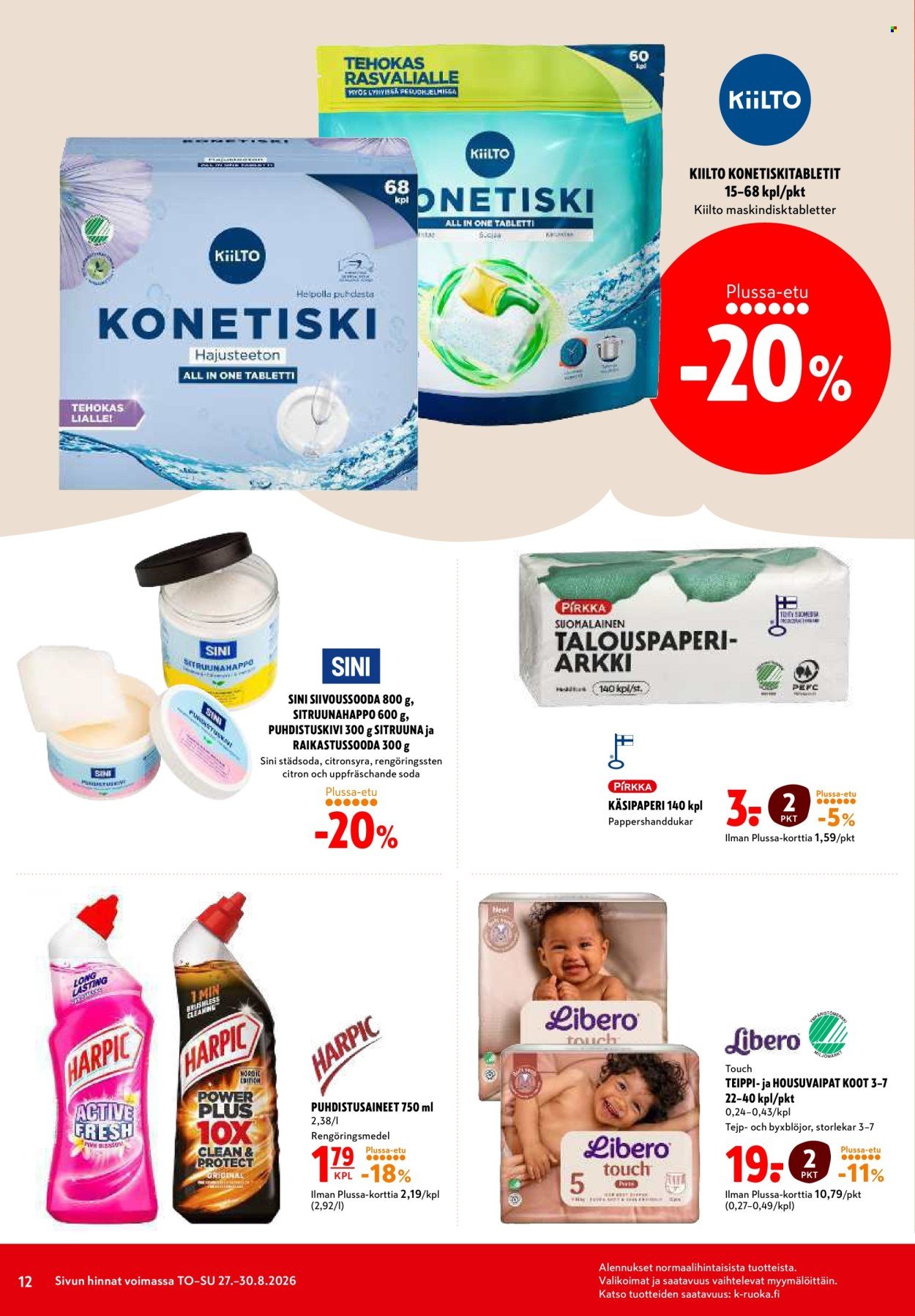 K-CITYMARKET tarjoukset - Alkaen TO 27.8.2026