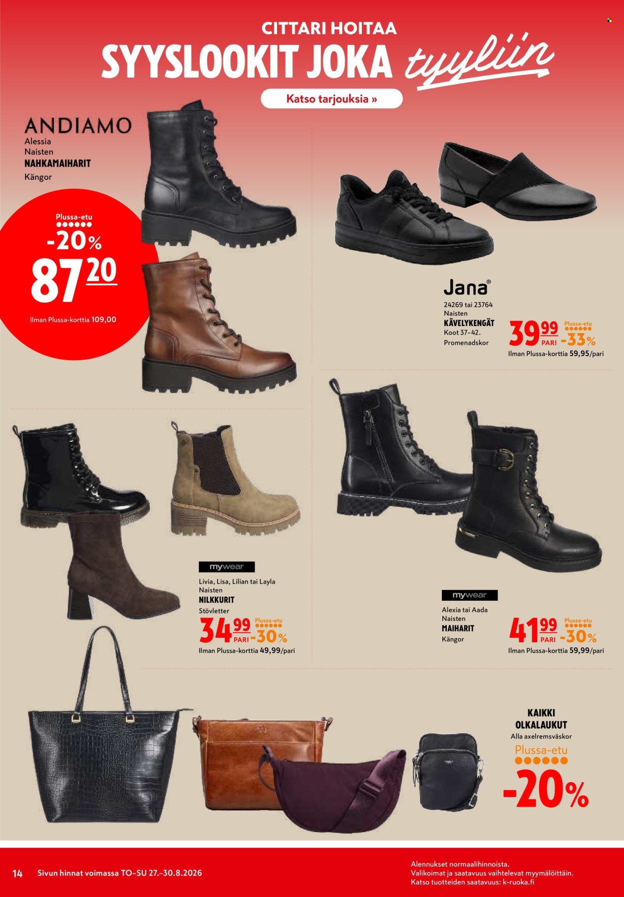 K-CITYMARKET tarjoukset - Alkaen TO 27.8.2026