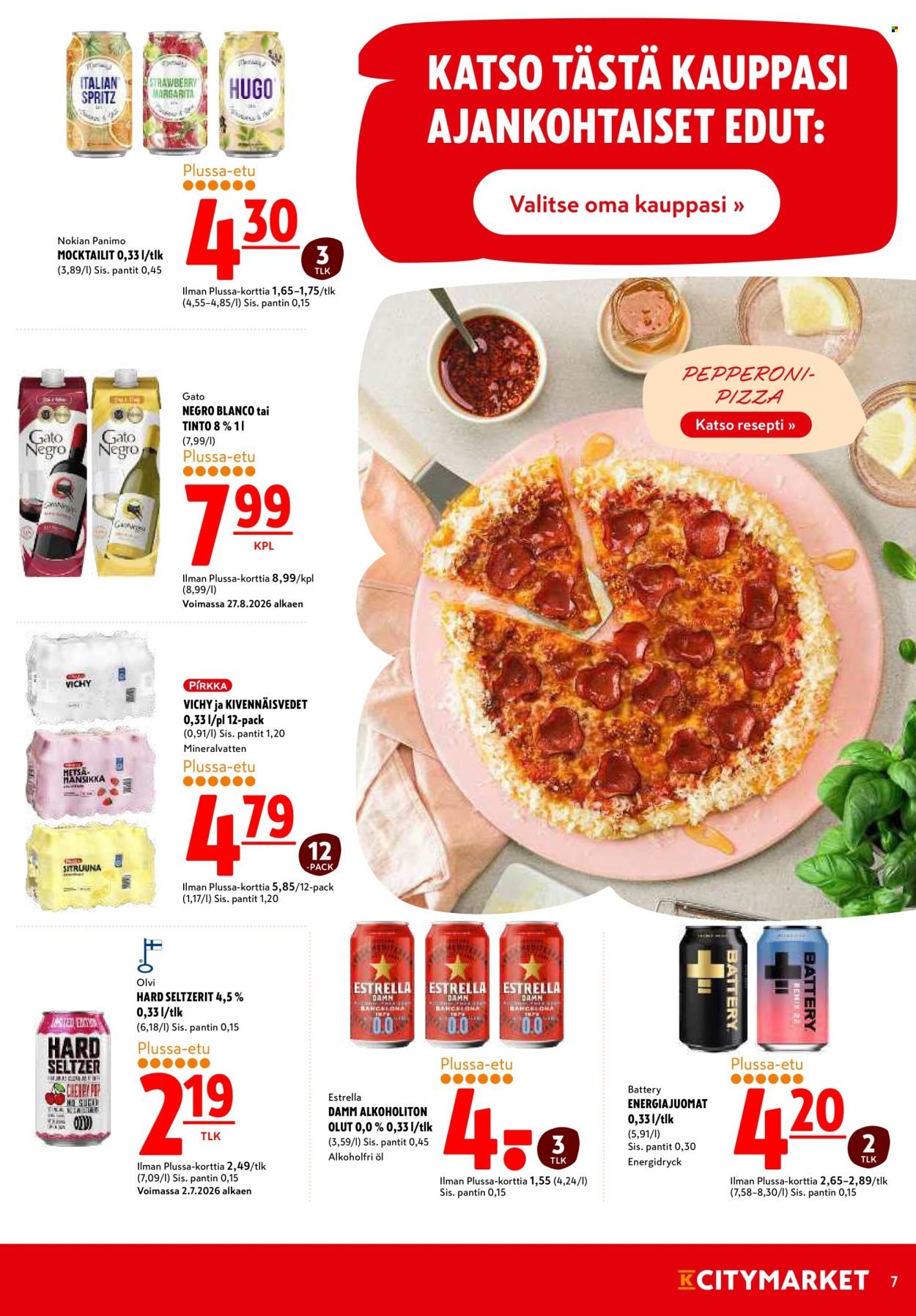 K-CITYMARKET tarjoukset - Alkaen TO 27.8.2026