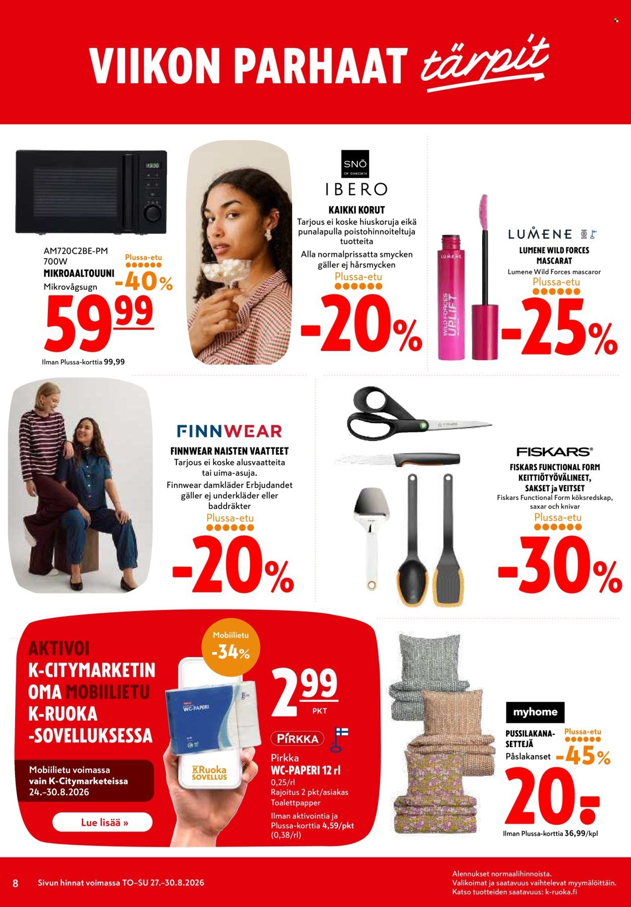 K-CITYMARKET tarjoukset - Alkaen TO 27.8.2026