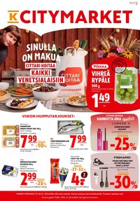 K-CITYMARKET tarjoukset - Alkaen TO 27.8.2026