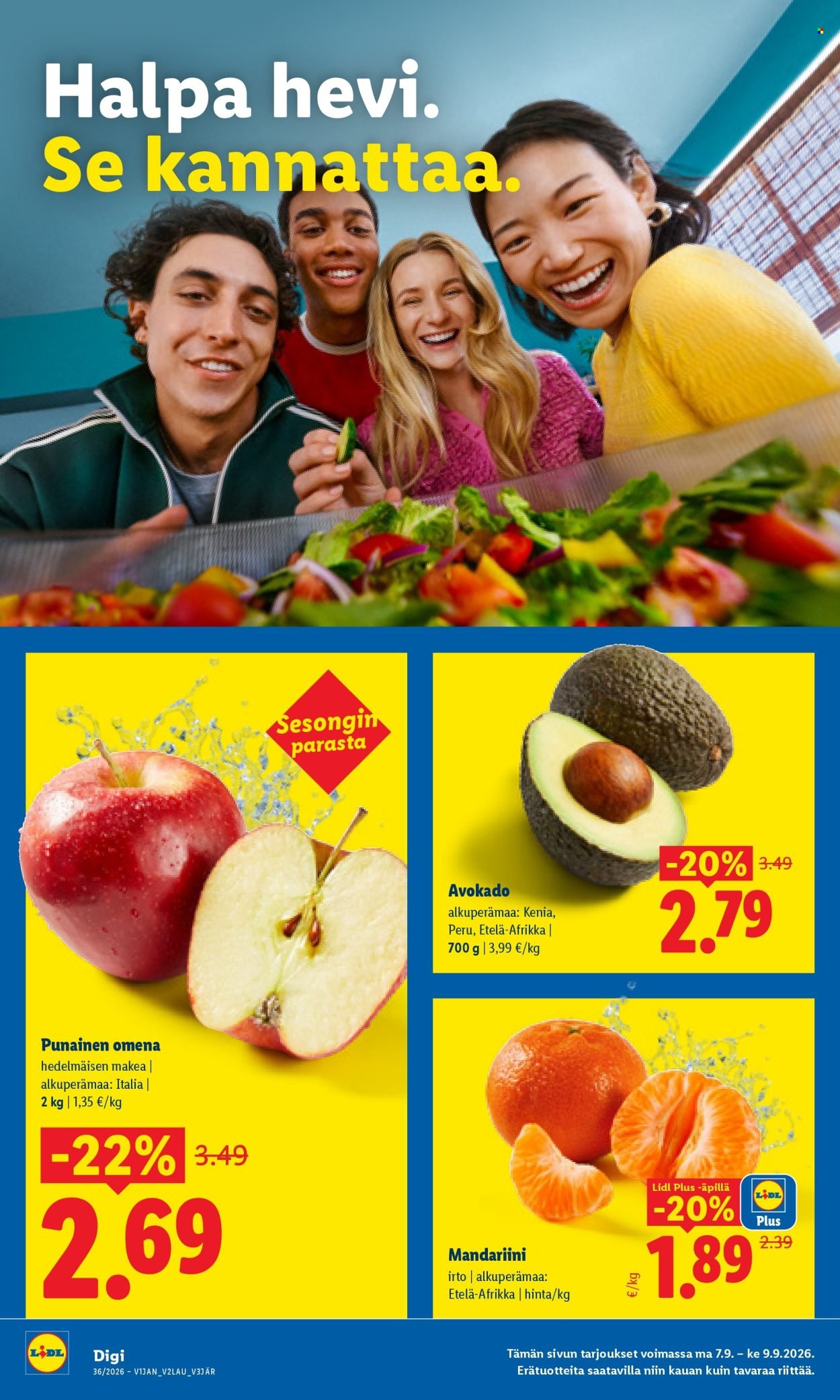LIDL tarjoukset - Alkaen MA 7.9.2026