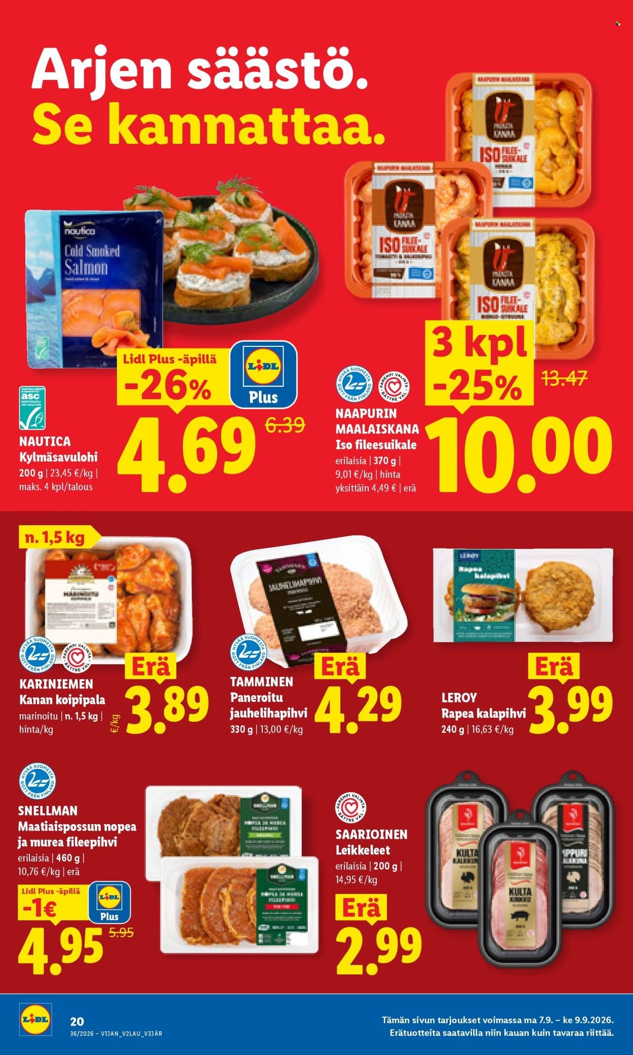 LIDL tarjoukset - Alkaen MA 7.9.2026