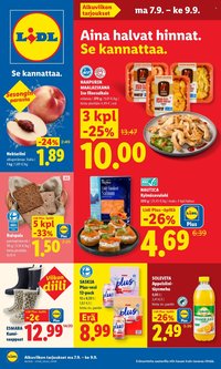 LIDL tarjoukset - Alkaen MA 7.9.2026