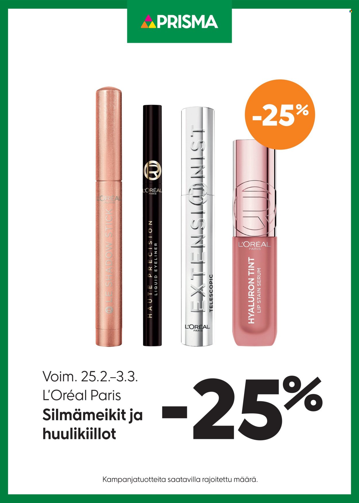PRISMA tarjoukset - Alkaen KE 25.2.2026
