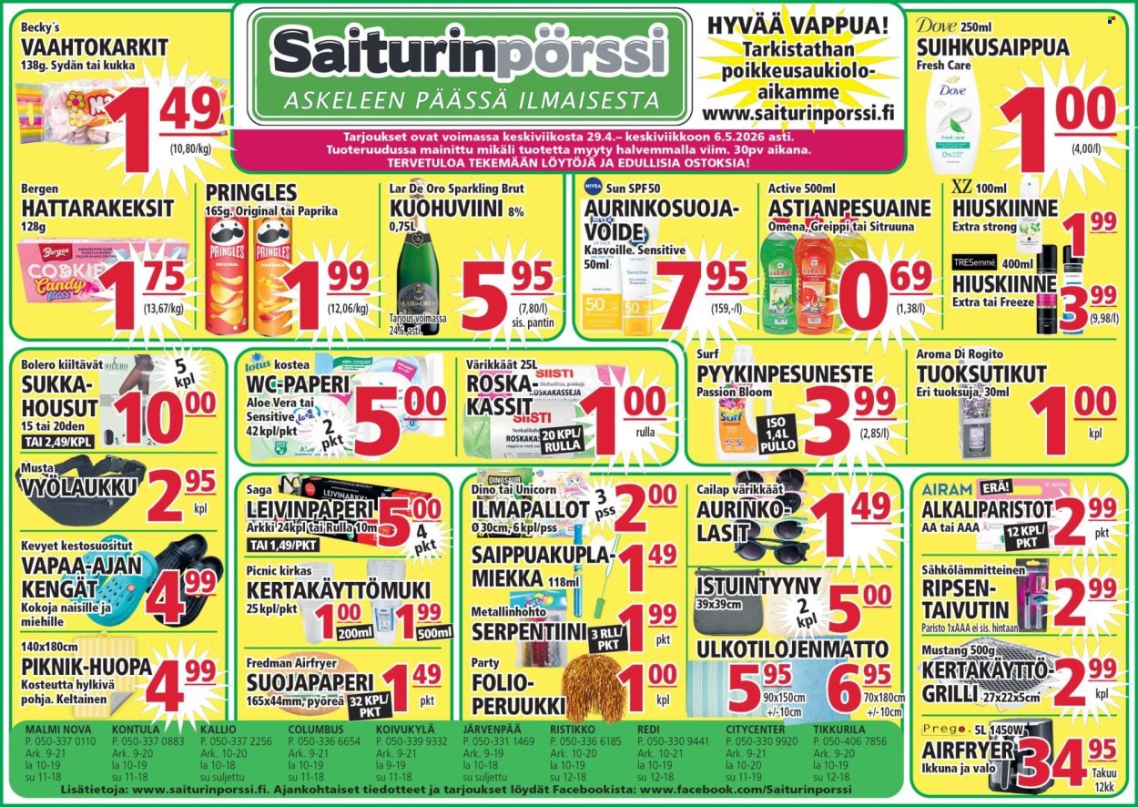 SAITURINPÖRSSI tarjoukset - Alkaen KE 29.4.2026