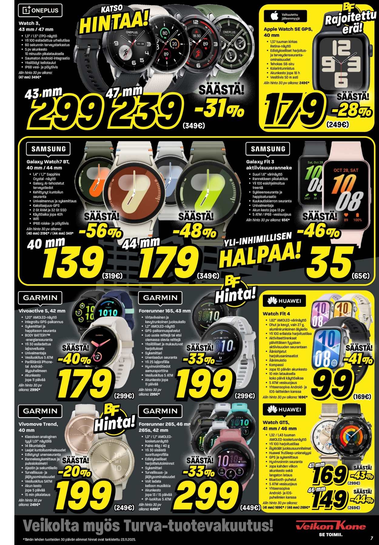 VEIKON KONE tarjoukset - Alkaen MA 24.11.2025