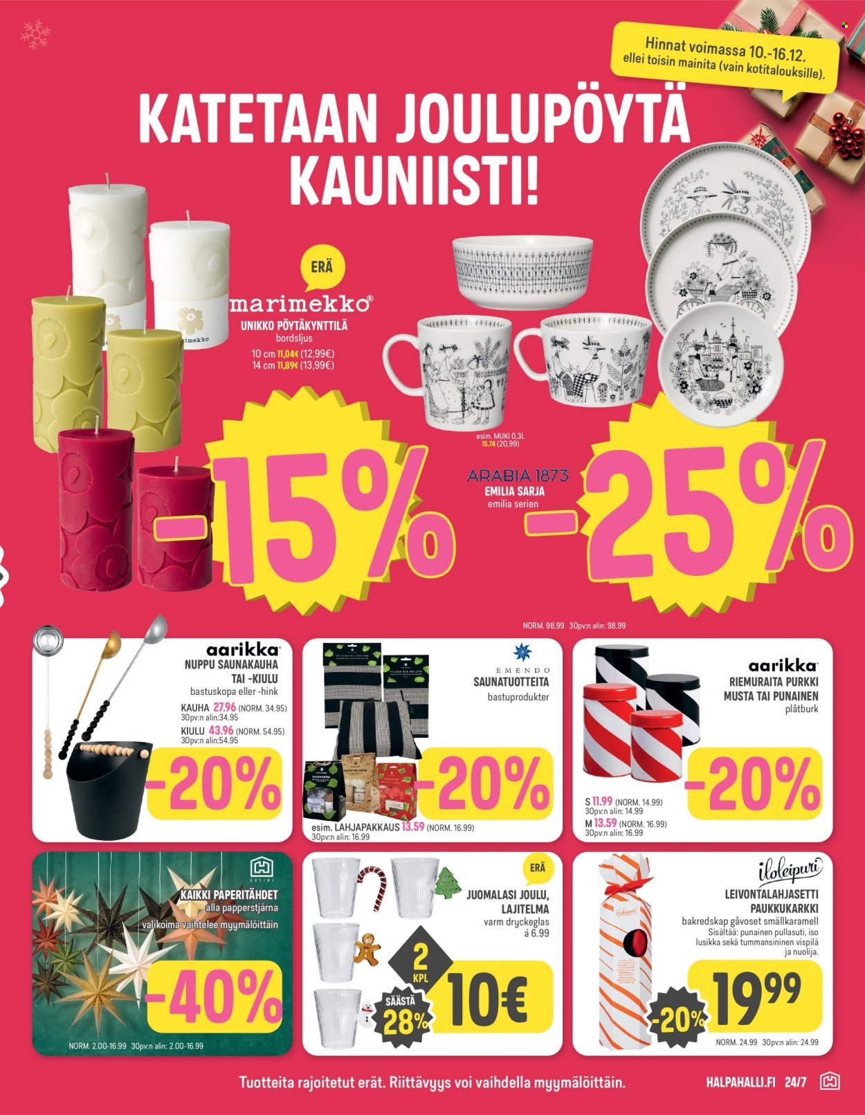 HALPAHALLI tarjoukset - Uusin tarjouslehtemme