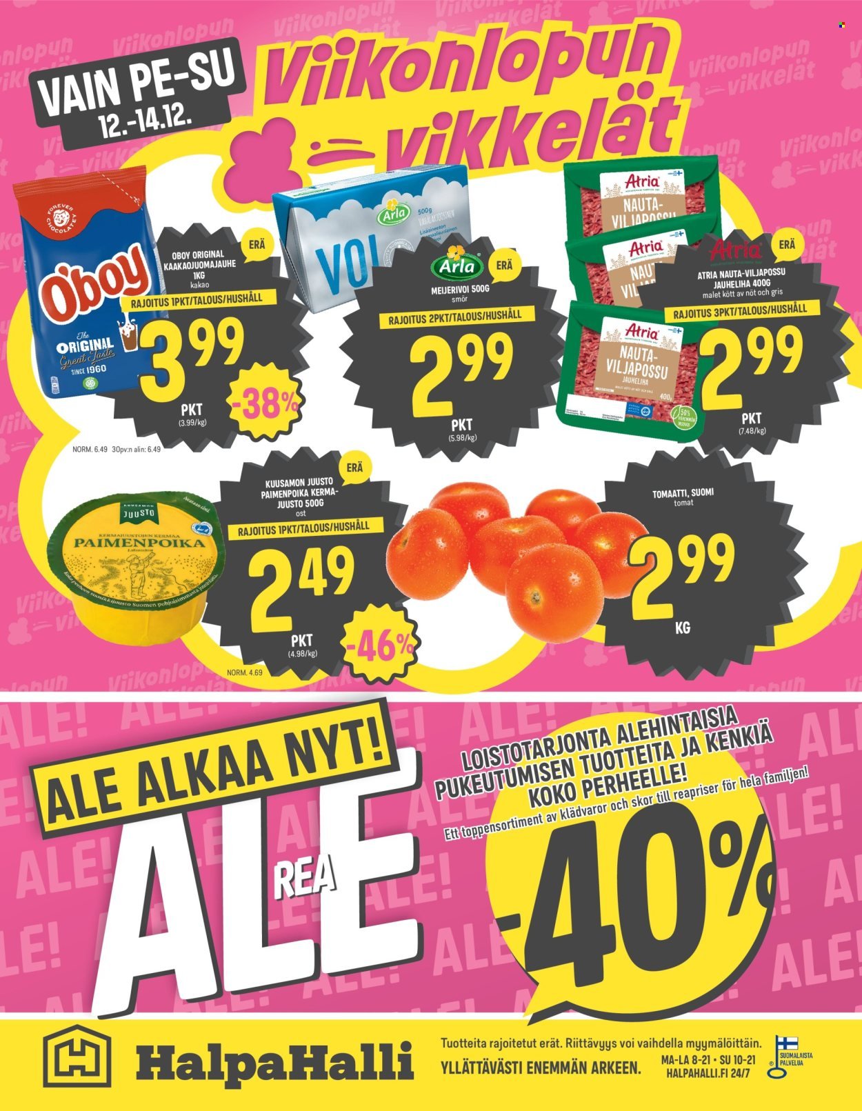 HALPAHALLI tarjoukset - Uusin tarjouslehtemme