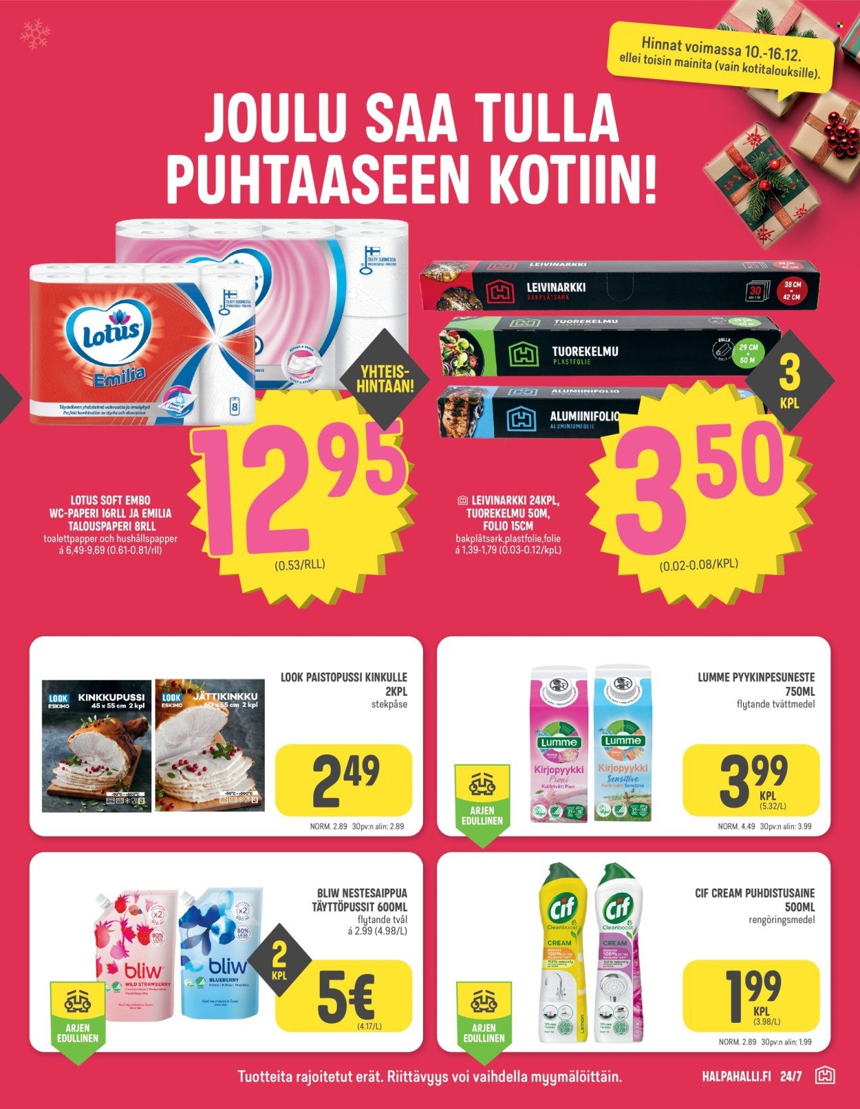 HALPAHALLI tarjoukset - Uusin tarjouslehtemme