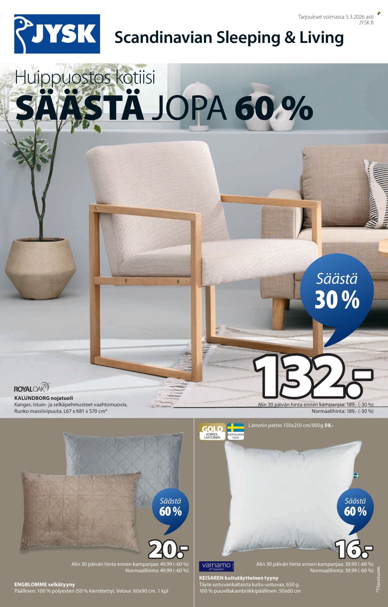 JYSK tarjoukset - Viikon tarjoukset