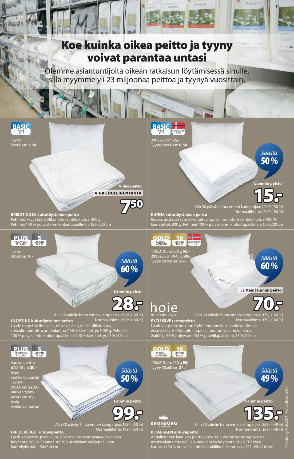 JYSK tarjoukset - Viikon tarjoukset