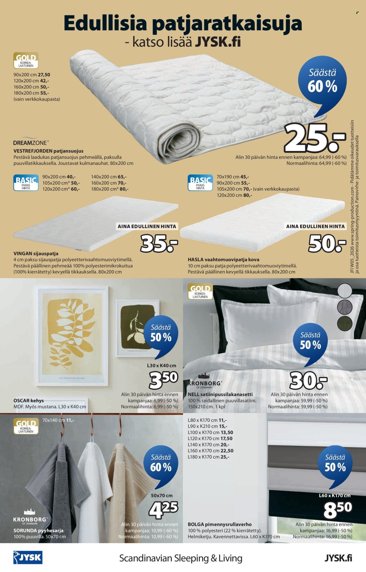 JYSK tarjoukset - Viikon tarjoukset