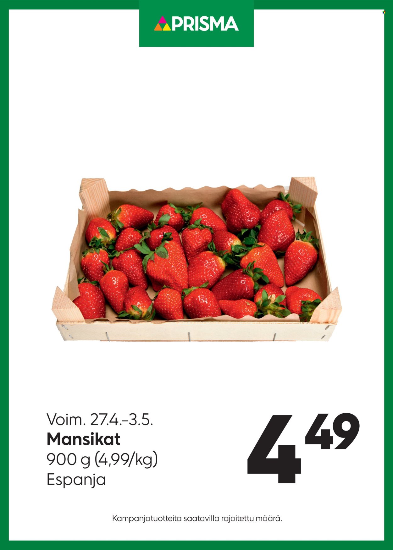 PRISMA tarjoukset - Alkaen MA 27.4.2026
