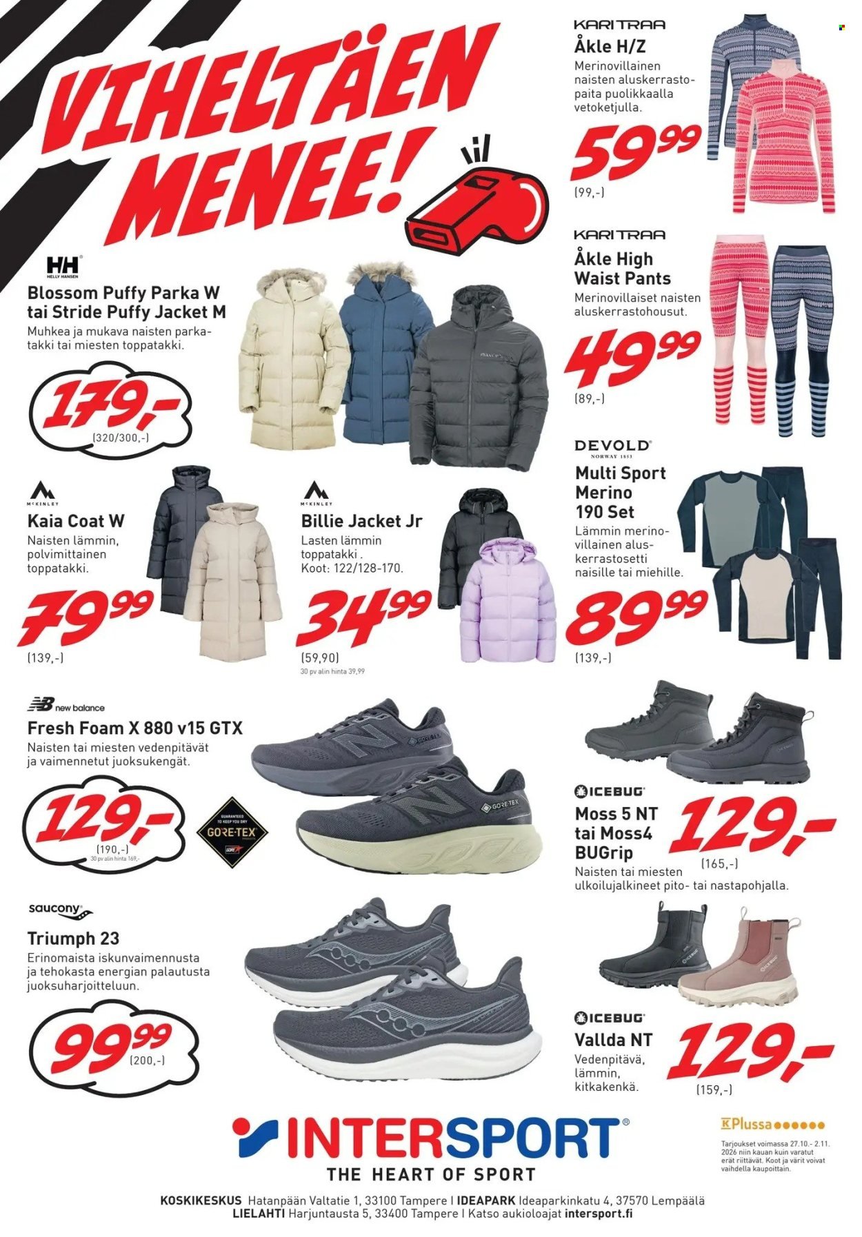 INTERSPORT tarjoukset - Viheltäen Menee!
