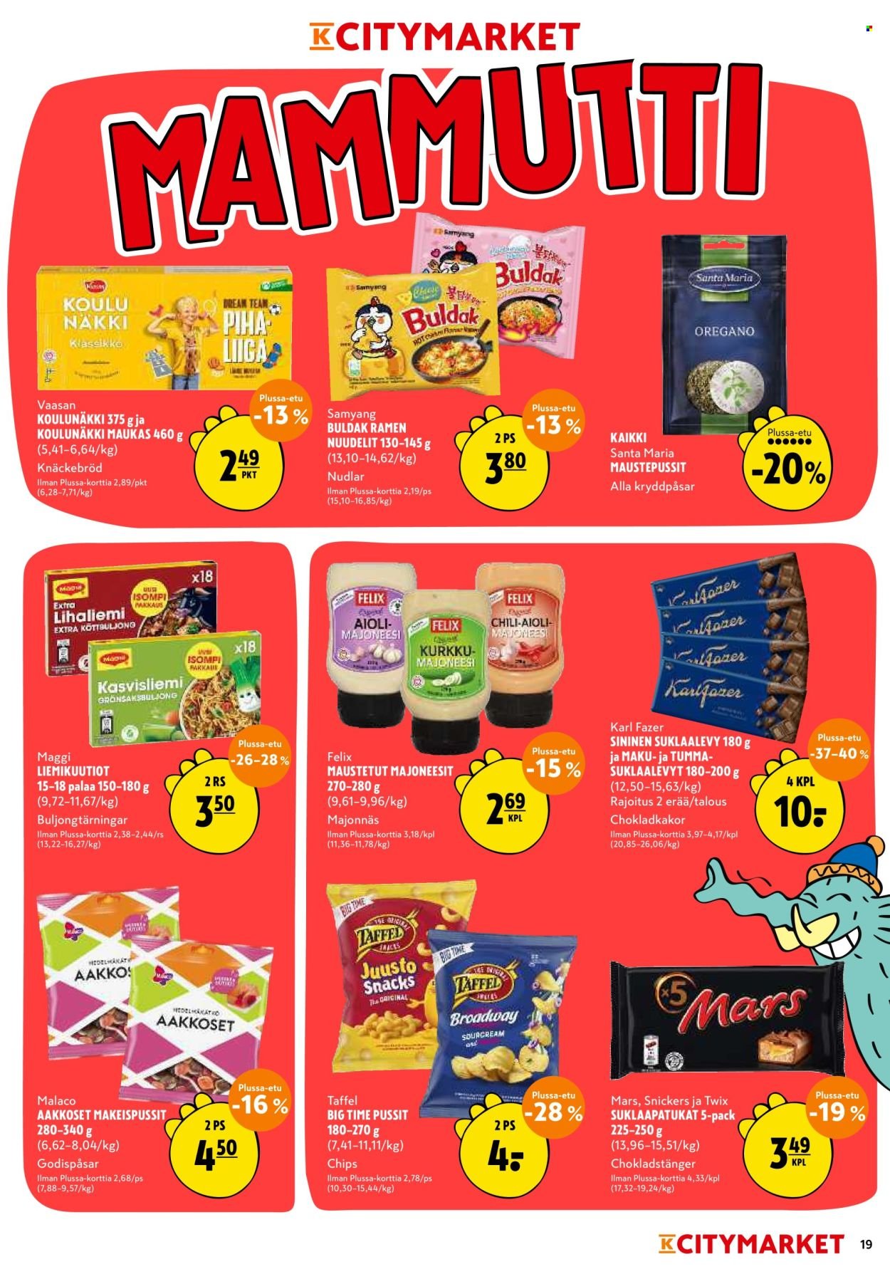 K-CITYMARKET tarjoukset - Alkaen TO 13.8.2026