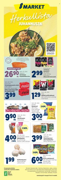 S-MARKET tarjoukset - Alkaen TI 16.6.2026