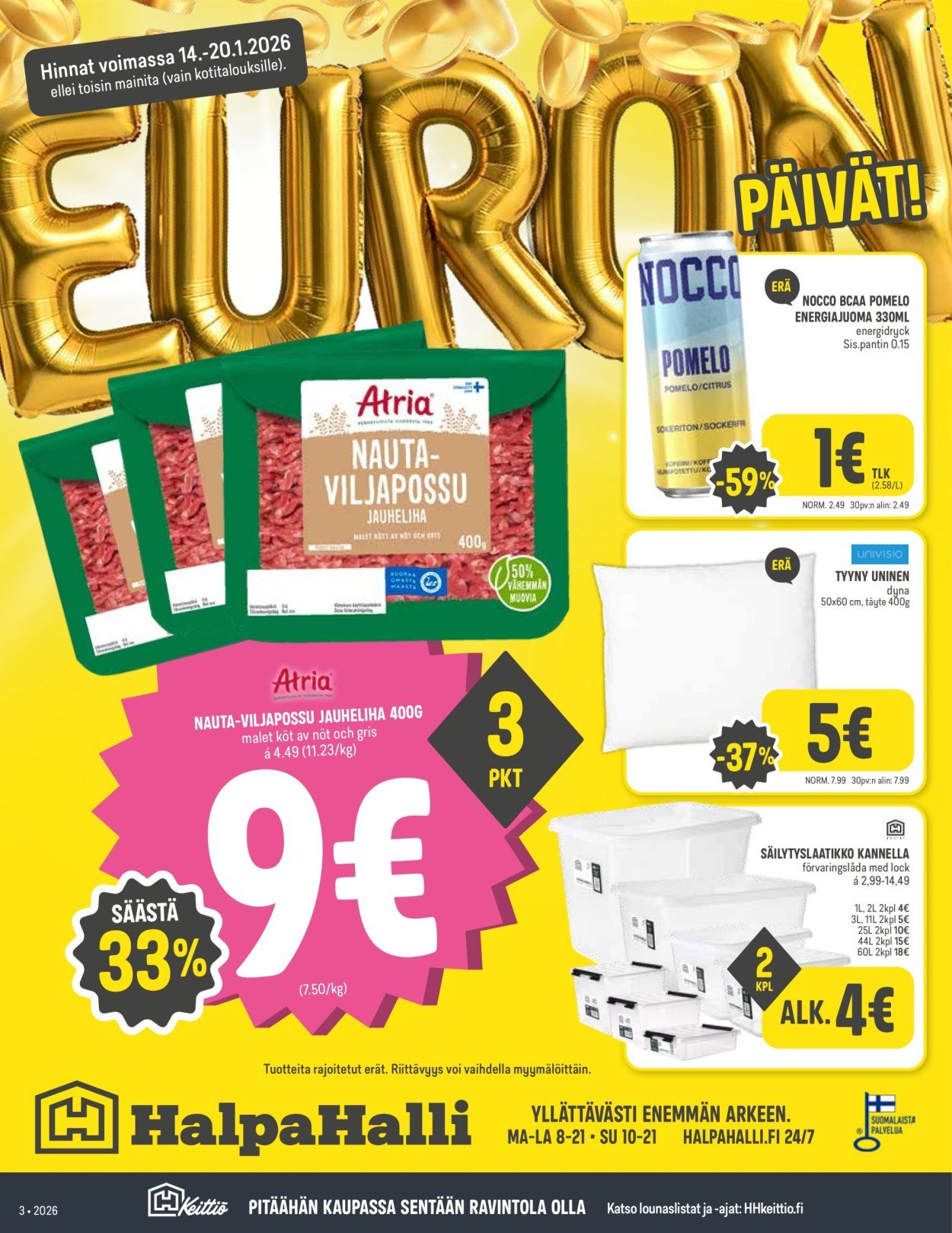 HALPAHALLI tarjoukset - Uusin tarjouslehtemme