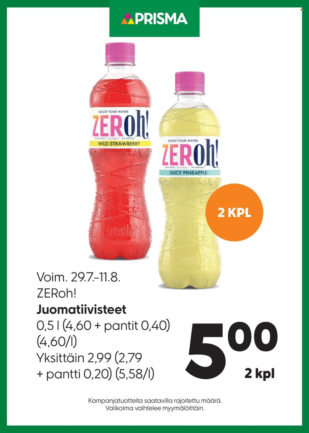 PRISMA tarjoukset - Alkaen KE 29.7.2026
