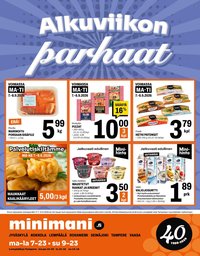MINIMANI tarjoukset - Alkaen MA 7.9.2026