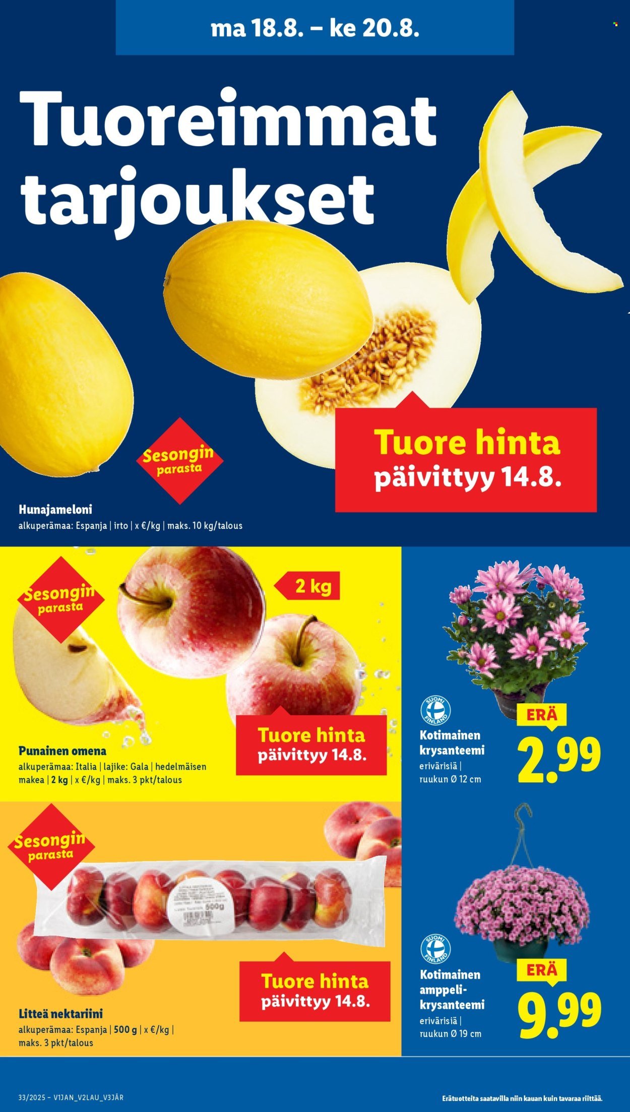 LIDL tarjoukset - Alkaen TO 14.8.2025 (2025-08-14 - 2025-08-20)