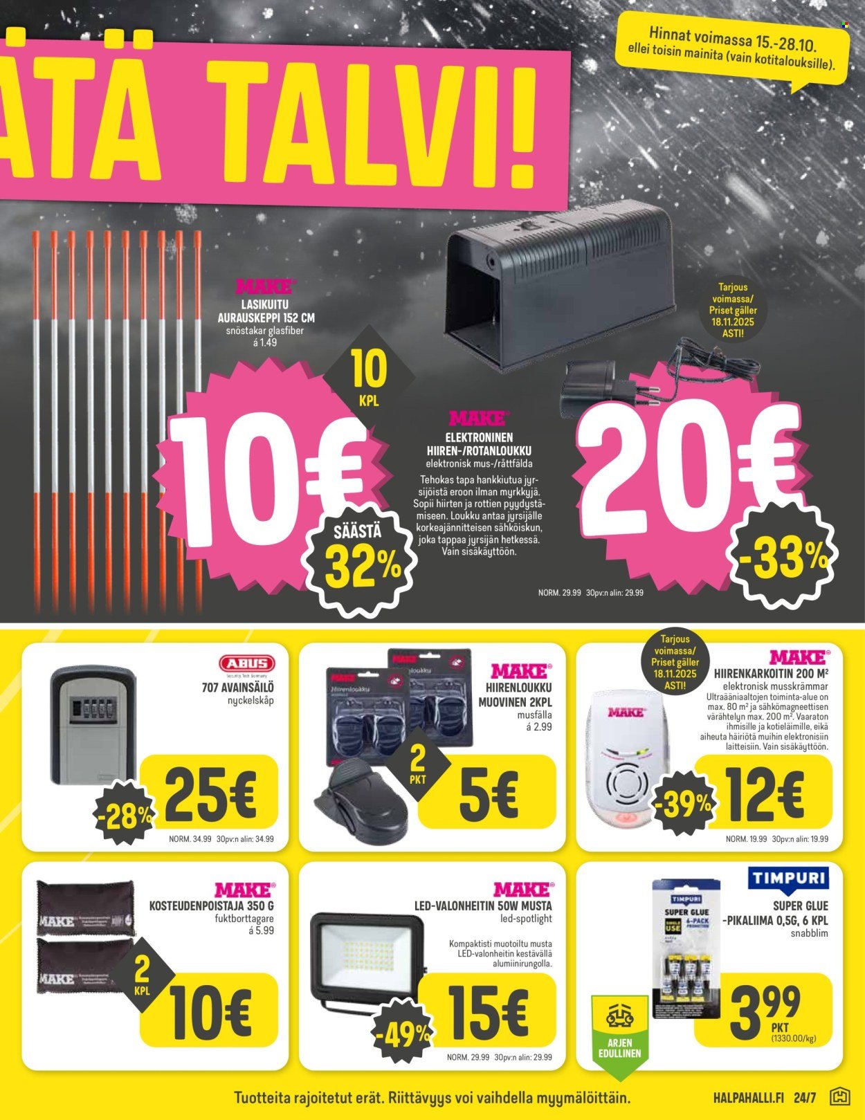 HALPAHALLI tarjoukset - Uusin tarjouslehtemme (2025-10-15 - 2025-10-21)