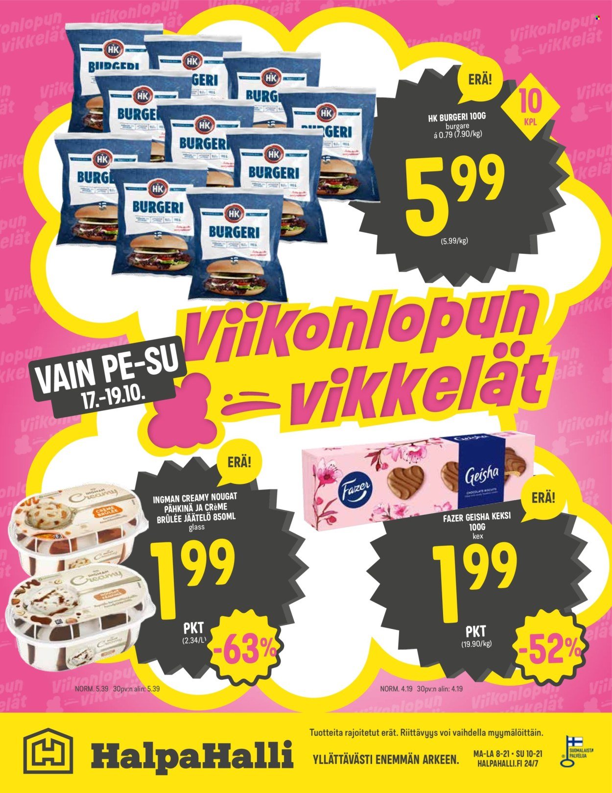HALPAHALLI tarjoukset - Uusin tarjouslehtemme (2025-10-15 - 2025-10-21)