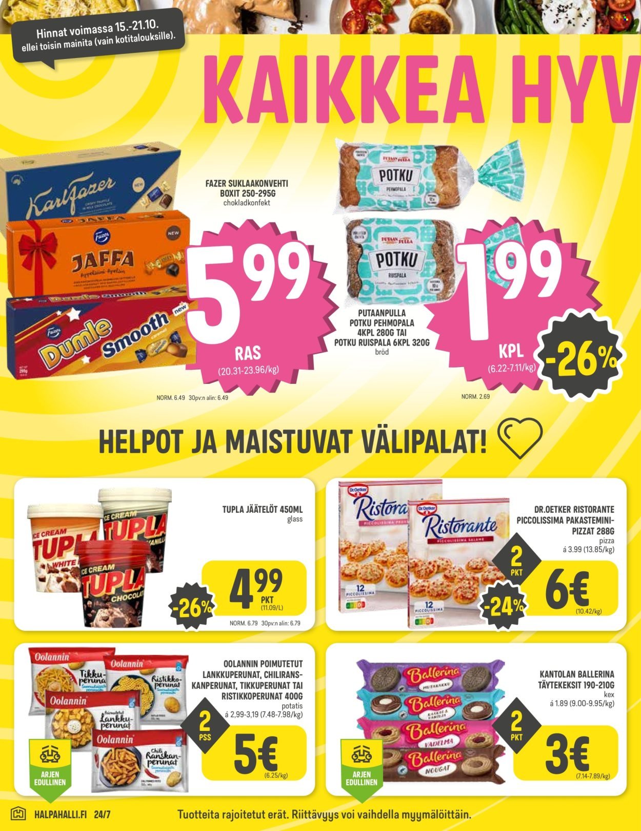 HALPAHALLI tarjoukset - Uusin tarjouslehtemme (2025-10-15 - 2025-10-21)