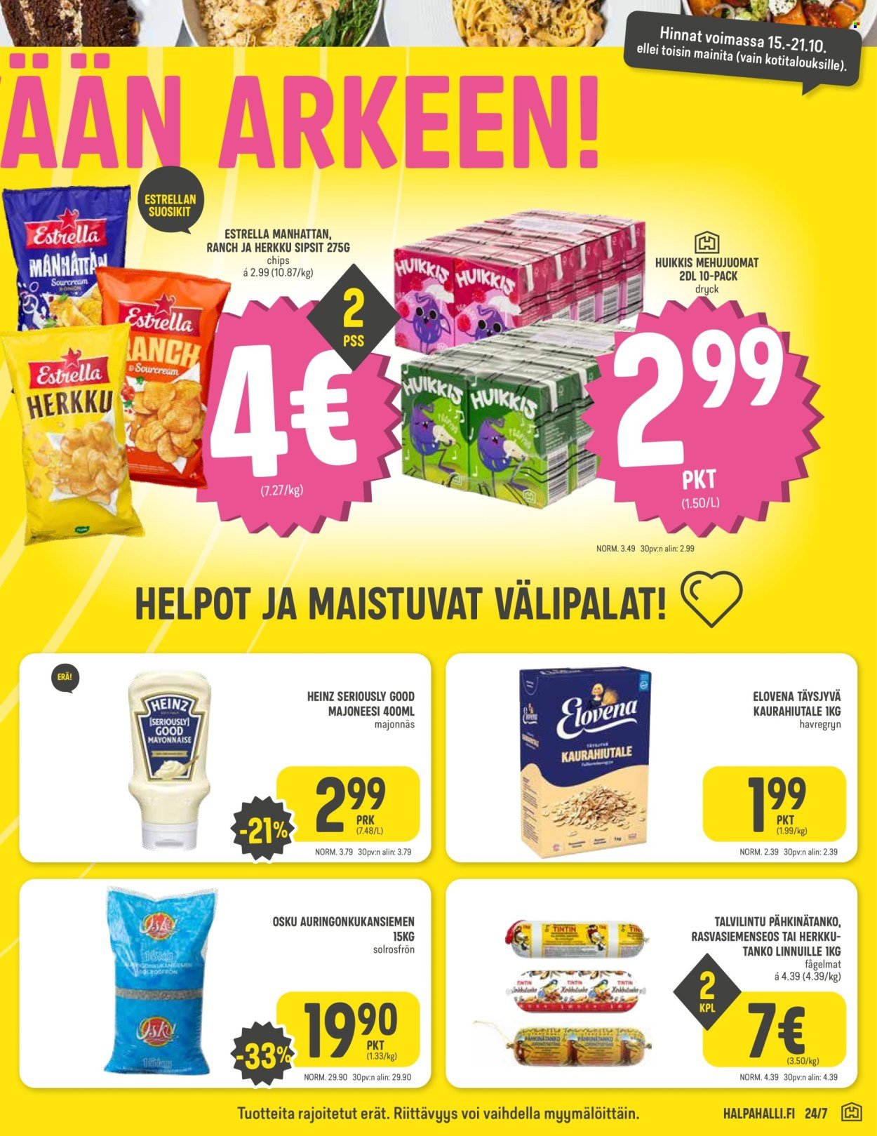HALPAHALLI tarjoukset - Uusin tarjouslehtemme (2025-10-15 - 2025-10-21)